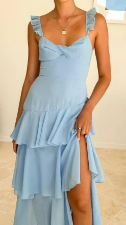 Achelle Maxi Dress - Blue