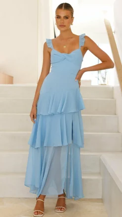 Achelle Maxi Dress - Blue