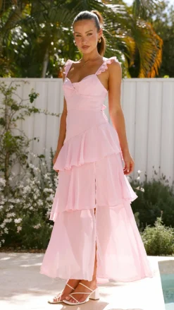 Achelle Maxi Dress - Pink