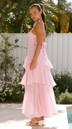 Achelle Maxi Dress - Pink