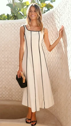 Adelina Maxi Dress - Oatmeal