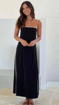 Aisha Maxi Dress - Black