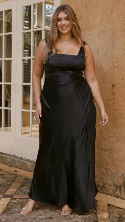 Alaria Maxi Dress - Black