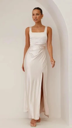Alaria Maxi Dress - Champagne