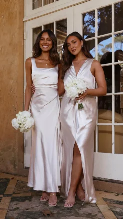 Alaria Maxi Dress - Champagne