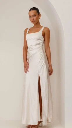 Alaria Maxi Dress - Champagne