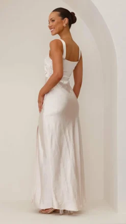Alaria Maxi Dress - Champagne