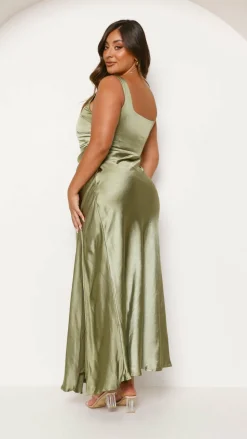 Alaria Maxi Dress - Olive