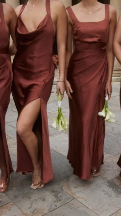 Alaria Maxi Dress - Rust