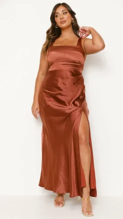 Alaria Maxi Dress - Rust