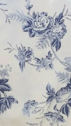 Alessandra Tie Up Midi Dress - Blue Floral