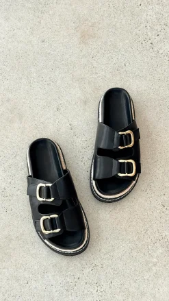 Alessia Slide - Black