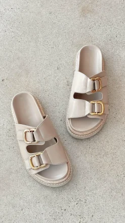 Alessia Slide - Stone