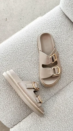 Alessia Slide - Stone