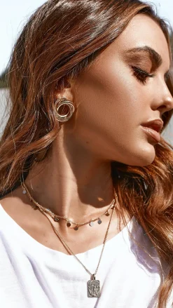 Alice Pendant Necklace - Gold