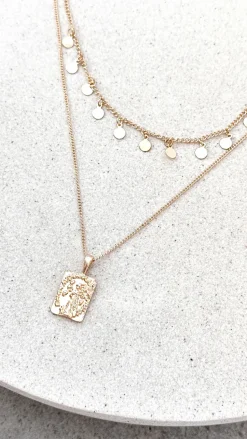 Alice Pendant Necklace - Gold