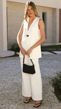 Alina Vest - White