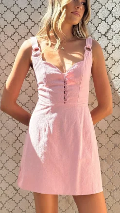 Allura Mini Dress - Pink