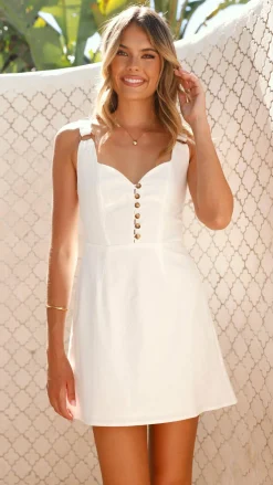 Allura Mini Dress - White