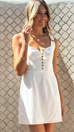 Allura Mini Dress - White