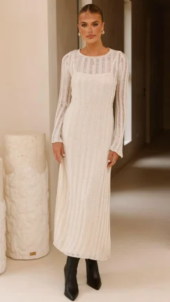 Allure Maxi Dress - Beige