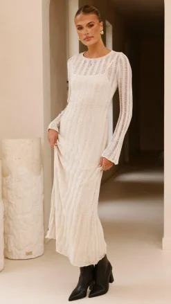 Allure Maxi Dress - Beige