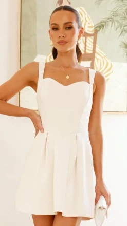 Ally Mini Dress - Cream