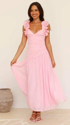 Alma Maxi Dress - Pink