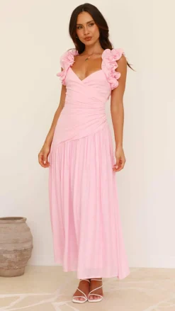 Alma Maxi Dress - Pink