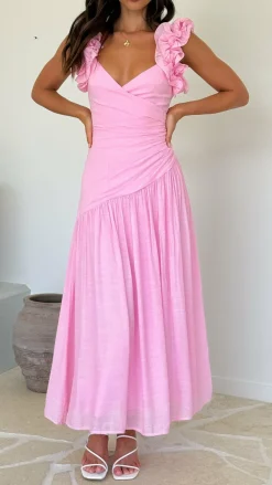 Alma Maxi Dress - Pink