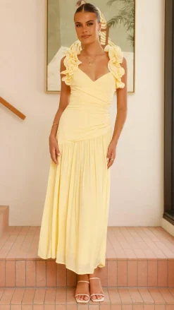 Alma Maxi Dress - Yellow