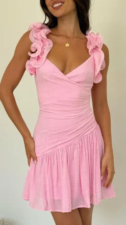 Alma Mini Dress - Pink