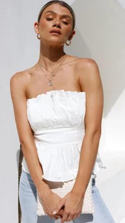 Always Mine Crop Top - White