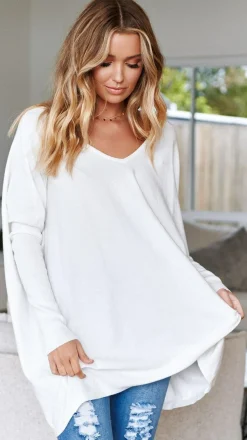 Amalia Knit Top - White