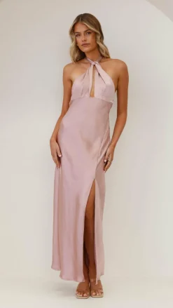 Amalia Maxi Dress - Dusty Pink
