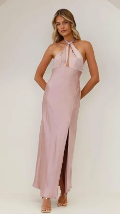 Amalia Maxi Dress - Dusty Pink