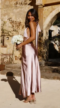 Amalia Maxi Dress - Dusty Pink