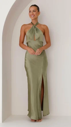 Amalia Maxi Dress - Olive