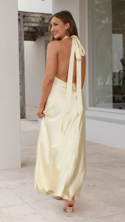 Amalia Maxi Dress - Yellow