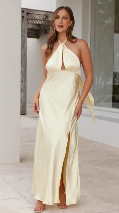 Amalia Maxi Dress - Yellow