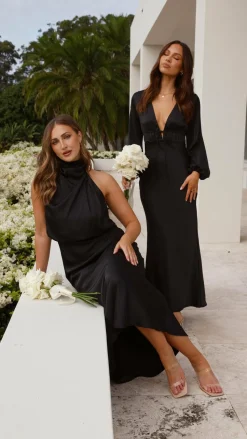 Amara Maxi Dress - Black