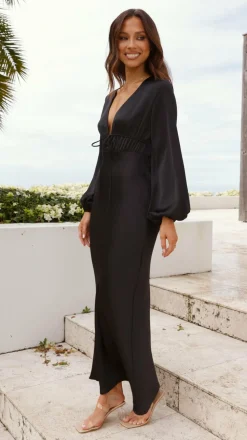 Amara Maxi Dress - Black