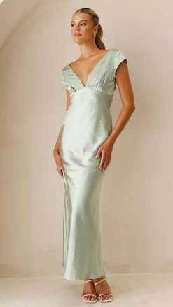 Amelia Maxi Dress - Sage
