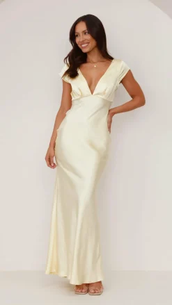 Amelia Maxi Dress - Yellow