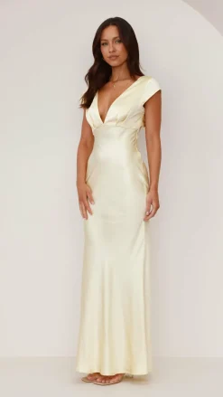 Amelia Maxi Dress - Yellow