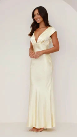 Amelia Maxi Dress - Yellow