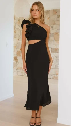 Amina Maxi Dress - Black