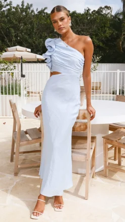 Amina Maxi Dress - Blue