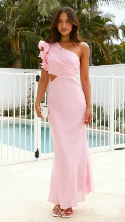 Amina Maxi Dress - Soft Pink