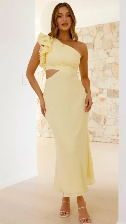 Amina Maxi Dress - Yellow